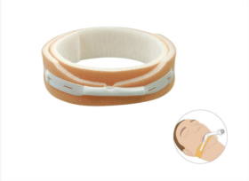 ENDOTAPE for oral and nasal ET Tube fixation, safe fixation through elastic tapes, soft foam material is comfortable for the patient, universal length, for Child and  Adult, for single use