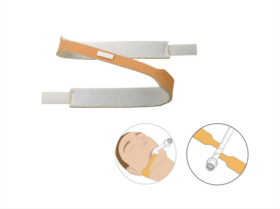 TUBE HOLDER for oral and nasal ET Tube fixation, safe fixation through self-adhesive velcro, soft foam material is comfortable for the patient, universal length, for Child and  Adult, for single use