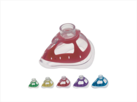 BI-MASK WITH SILICONE LIP Silicone mask (reusable) with internal plastic shell (PSU). Available in 5 sizes.